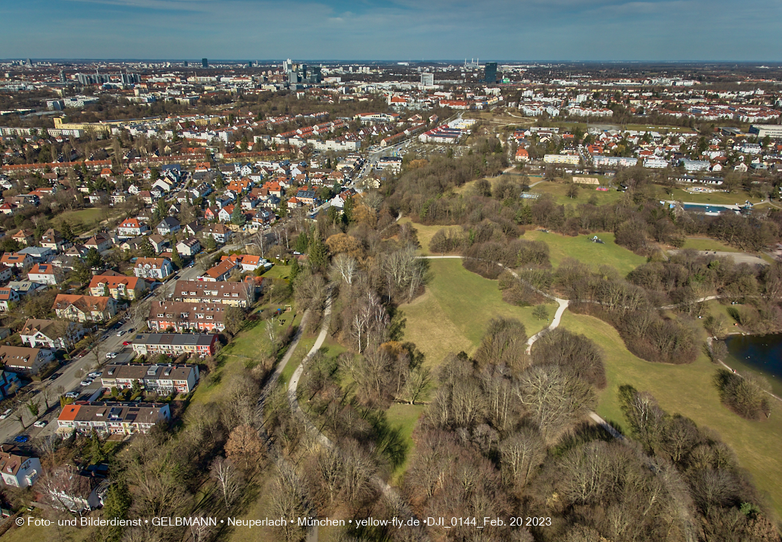 20.02.2023 -  der verschwundene Hachinger Bach in Neuperlach und Berg am Laim